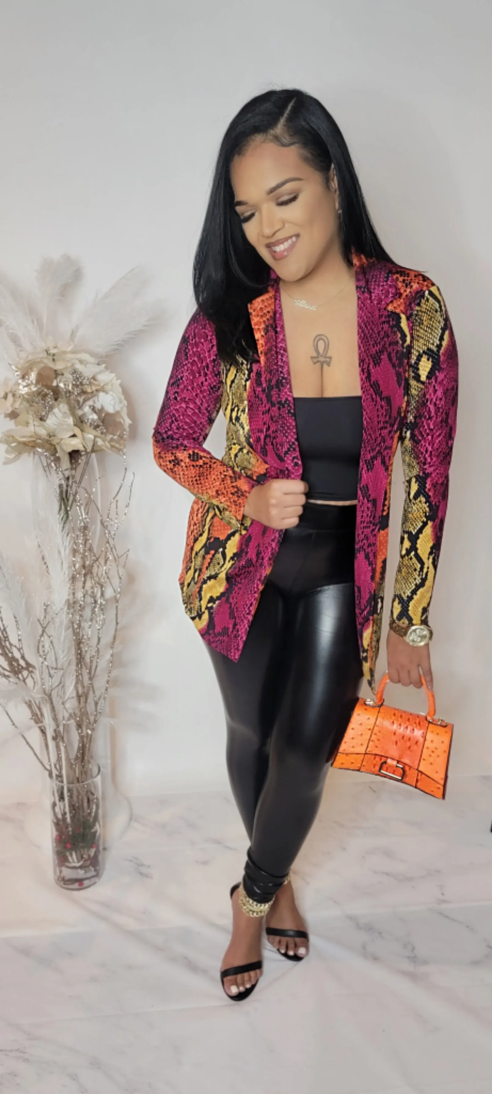 Exotic Print Jacket