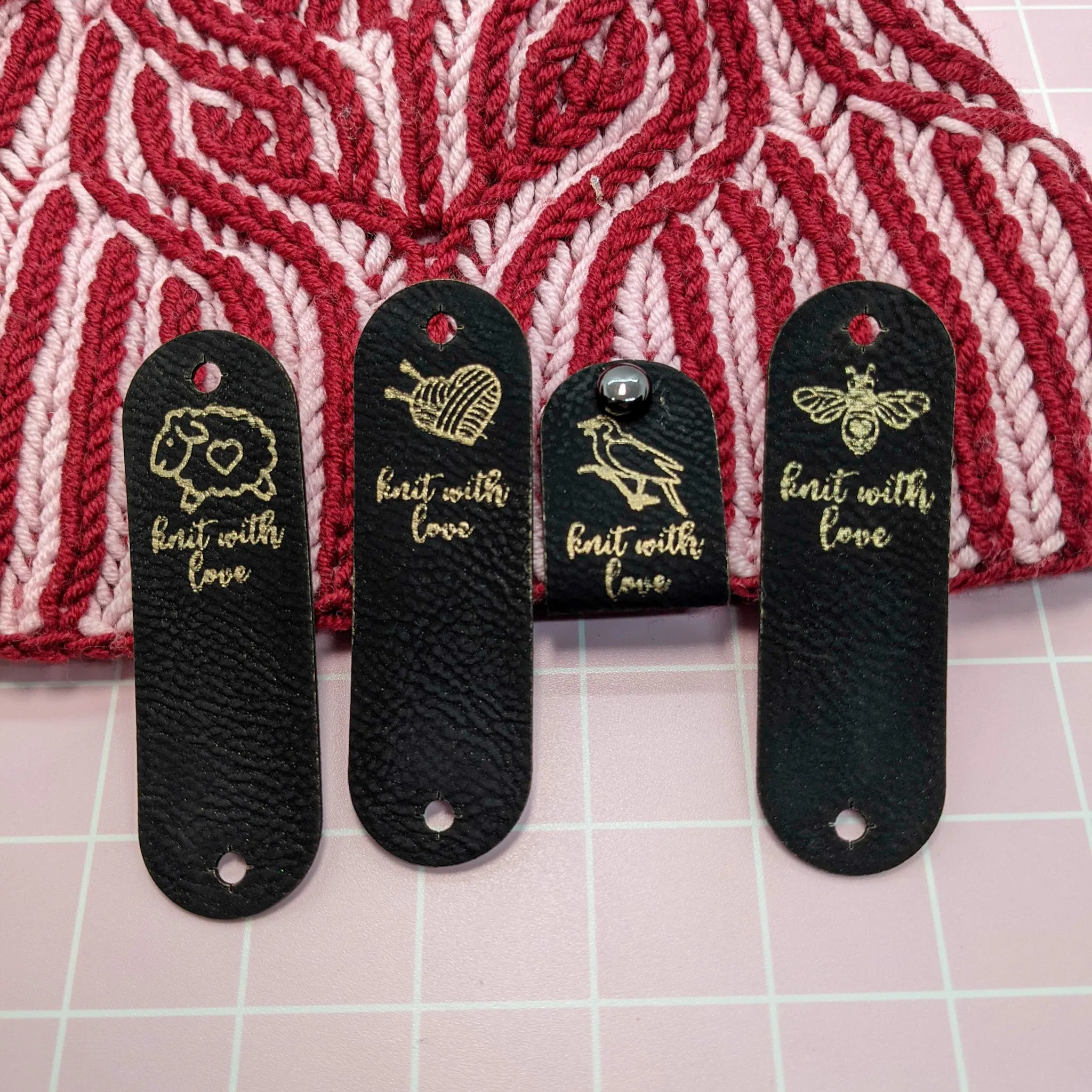Faux Leather Label