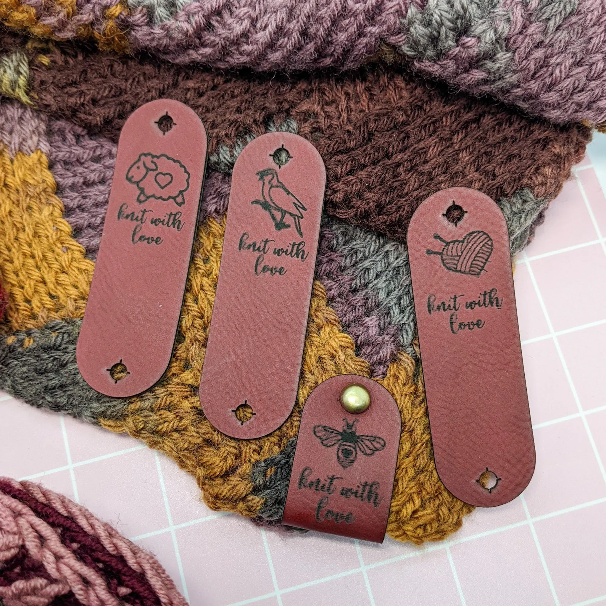 Faux Leather Label
