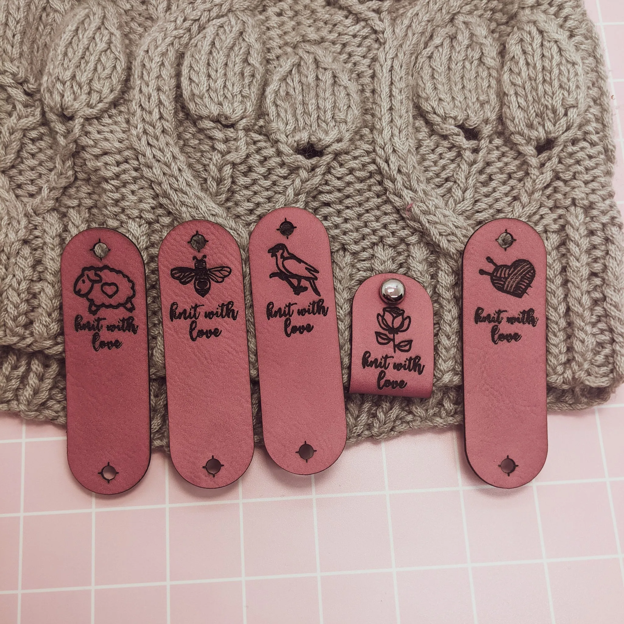 Faux Leather Label