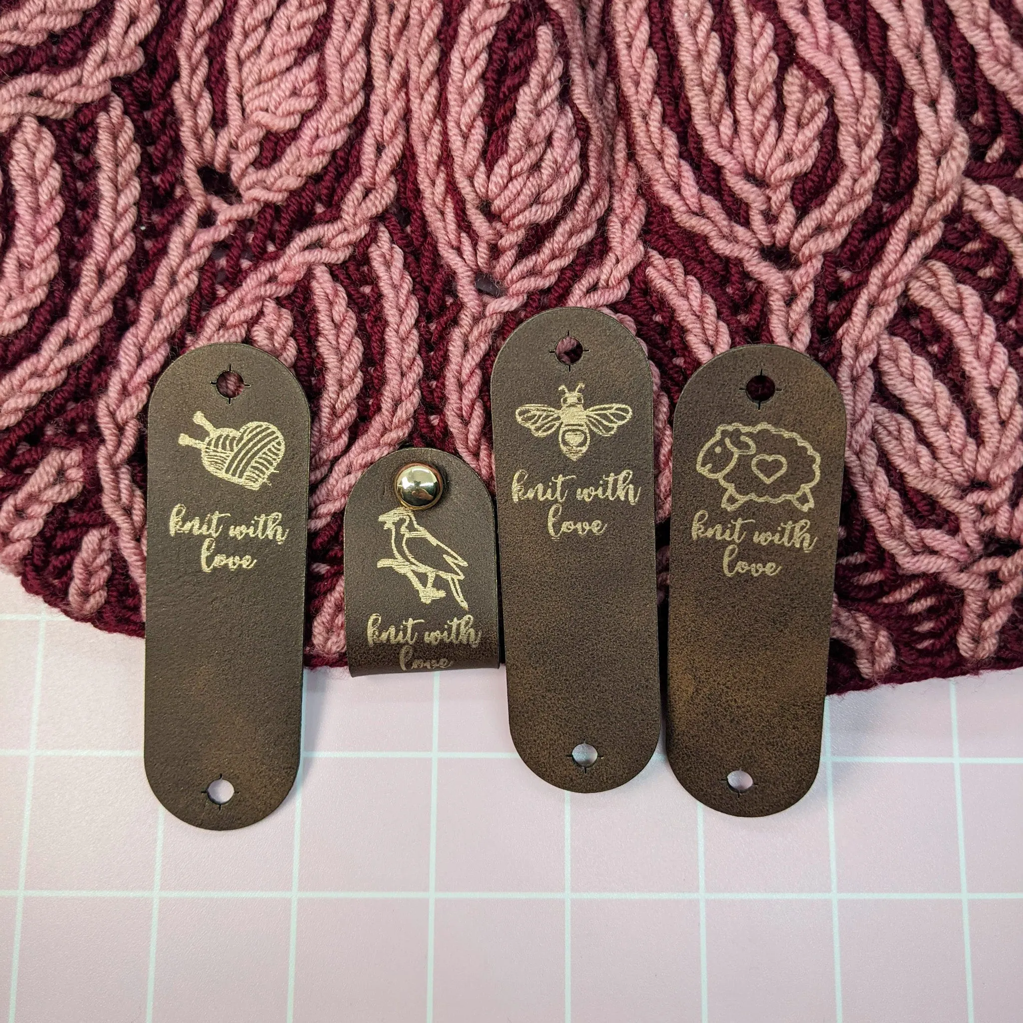 Faux Leather Label