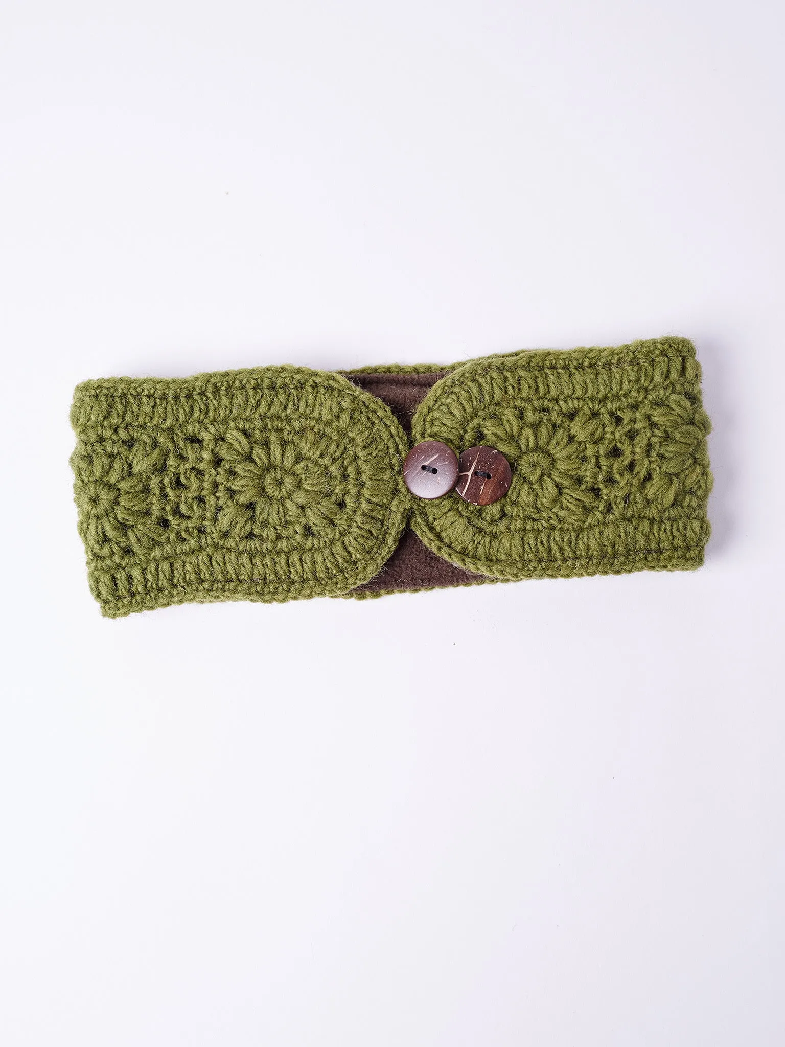Floral Crochet Headband/ Earwarmer.
