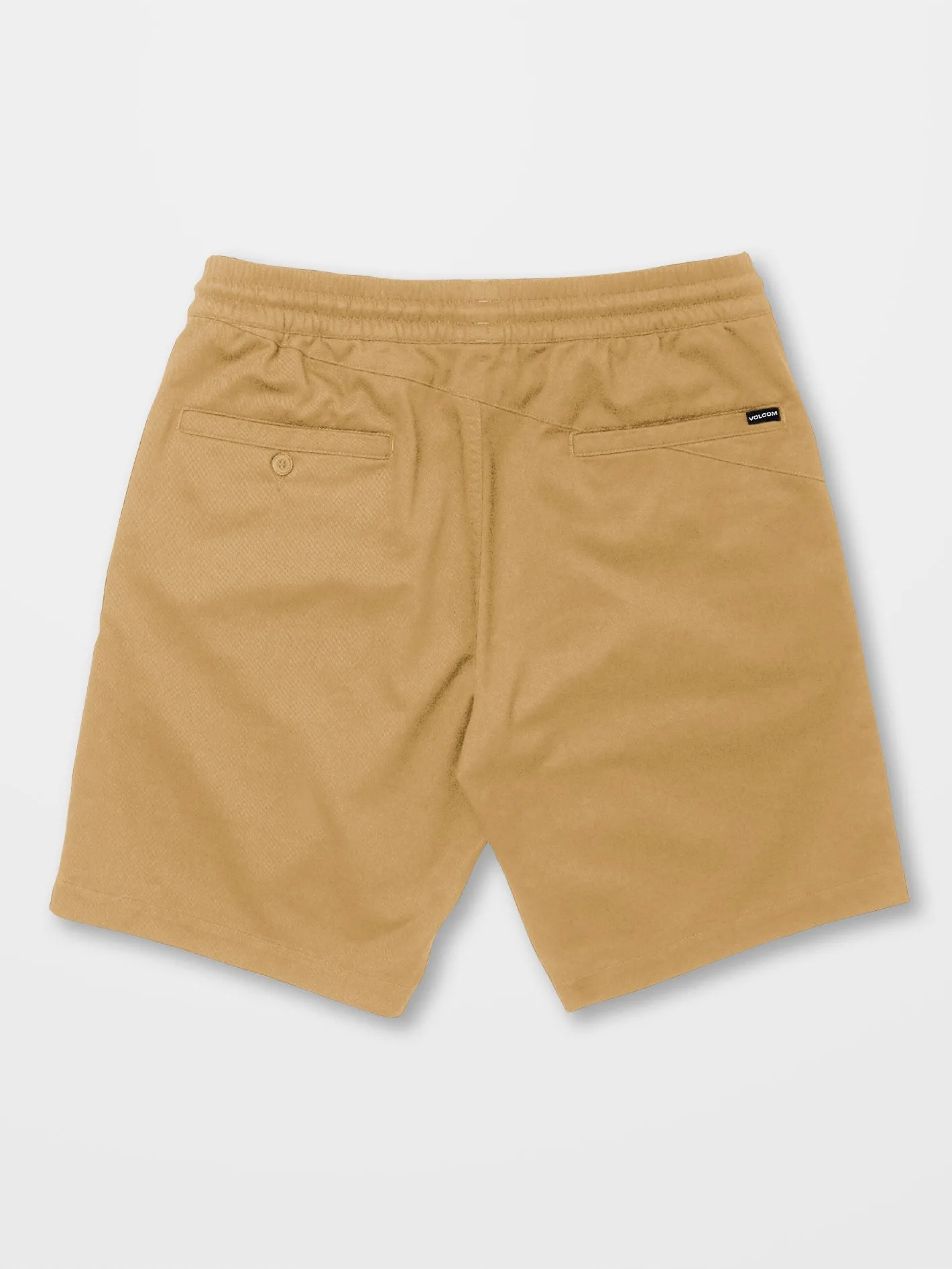 Frickin Elasticated Waist 19" Shorts - DARK KHAKI