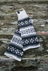 Funky Fair Isle Wrist Warmers