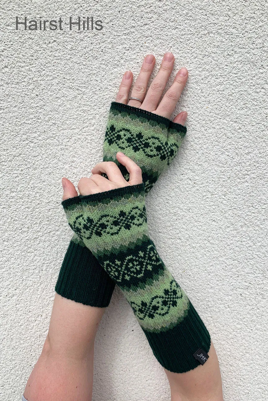 Funky Fair Isle Wrist Warmers