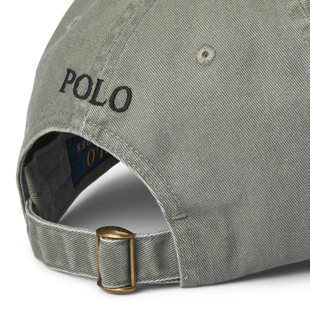 Gorra con visera de tela de chino de algodón