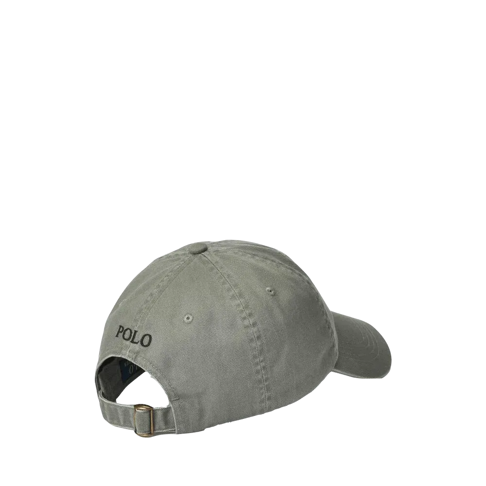 Gorra con visera de tela de chino de algodón