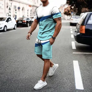 Gradient City Two Tone Short Sets