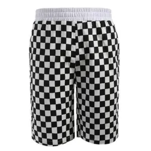 Grid Pattern Casual Shorts - S