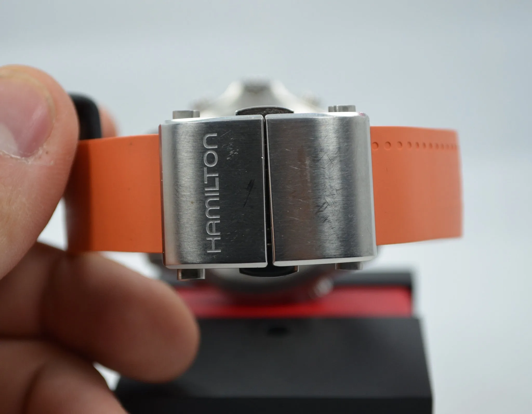Hamilton Khaiki Pilot Air Zermatt H645540 Fight Timer Quartz Wristwatch
