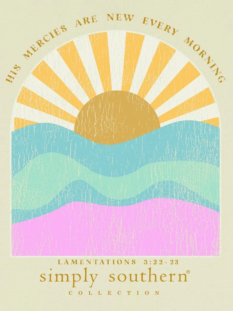 'His Mercies Are New Every Morning' Short Sleeve Tee by Simply Southern