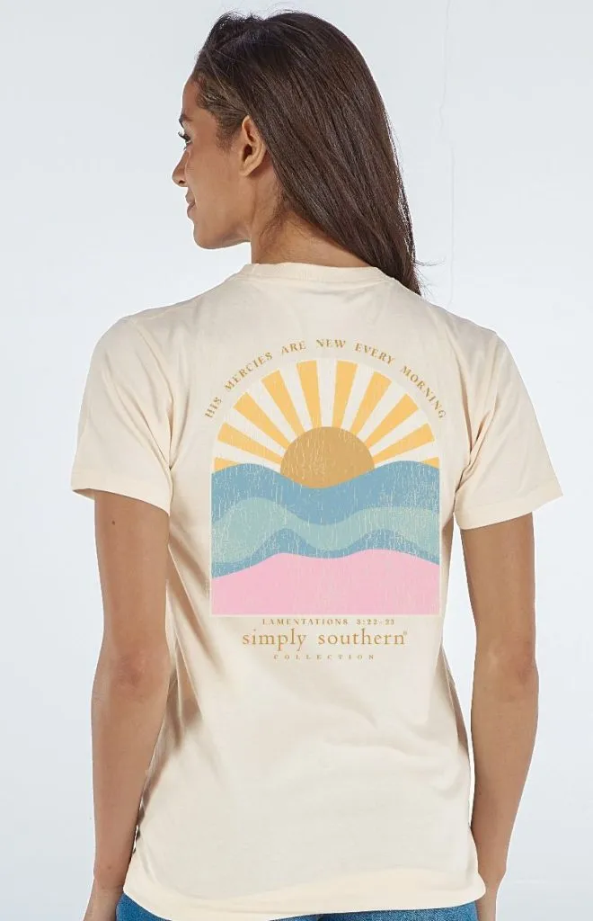 'His Mercies Are New Every Morning' Short Sleeve Tee by Simply Southern