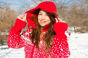 Holiday Special Edition - Hand knitted woolen jacket/sweater with soft inner fleece(HMPWJ9)