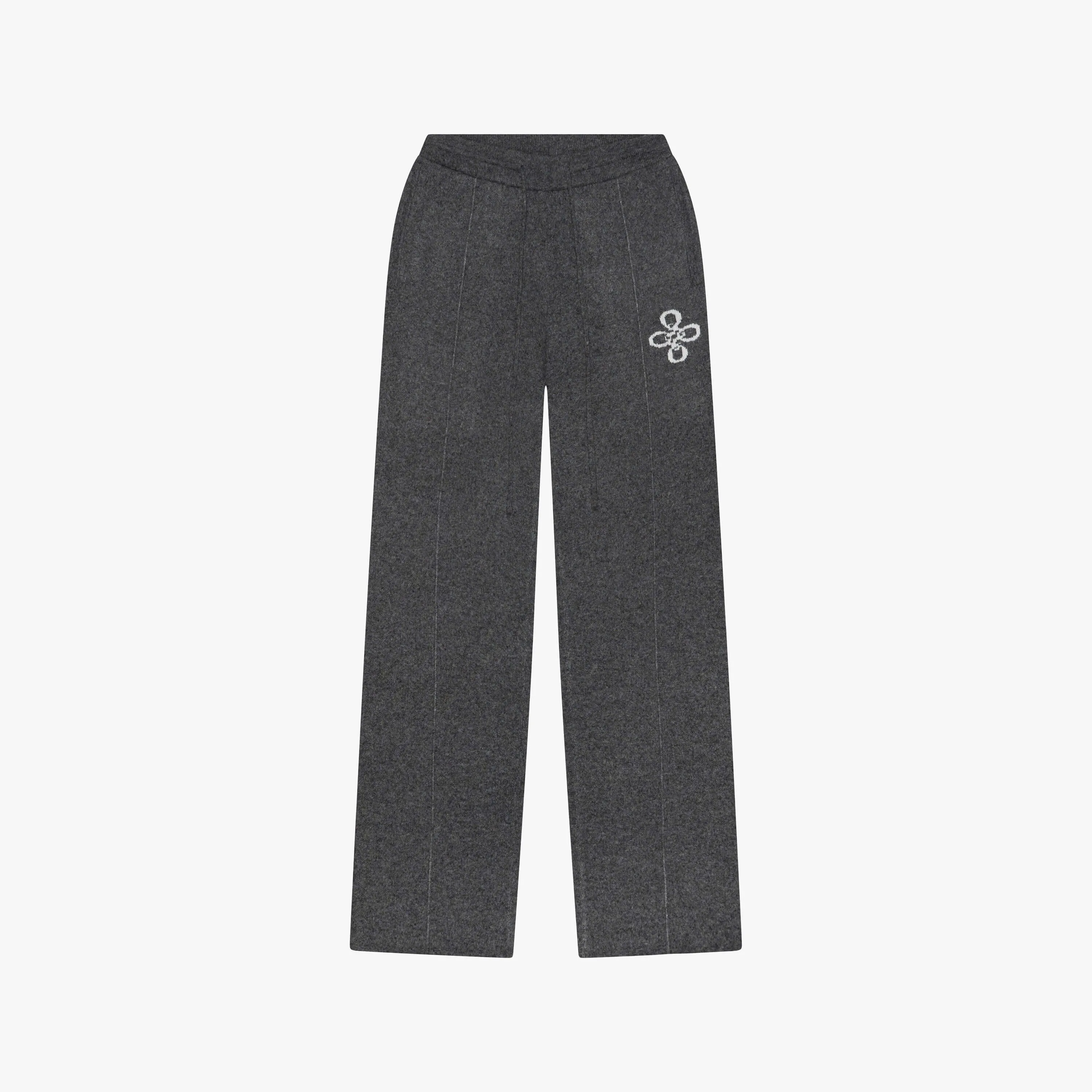 INSIGNIA KNITTED PANTS | DARK GREY MELEE
