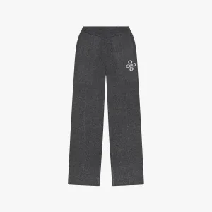 INSIGNIA KNITTED PANTS | DARK GREY MELEE