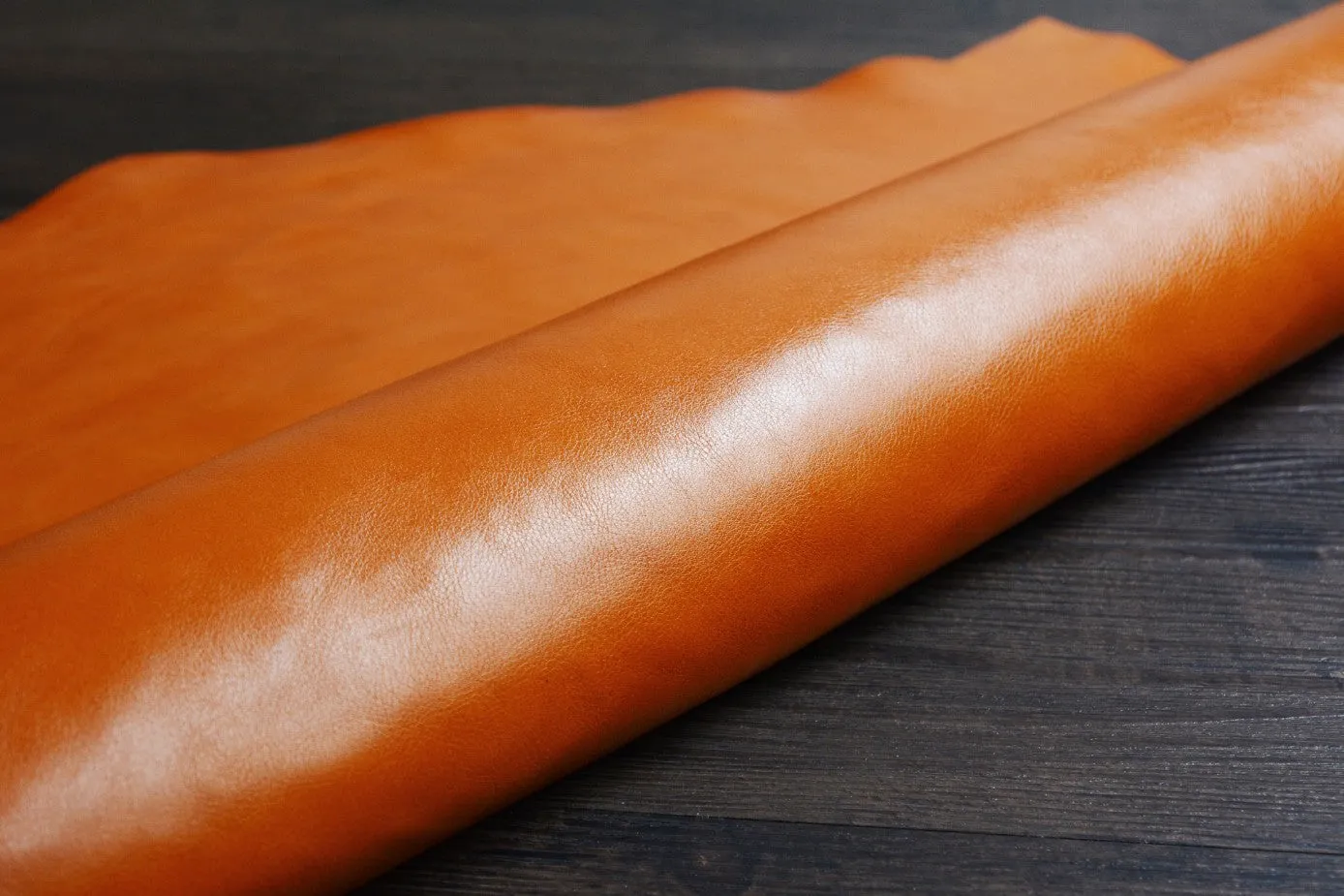 Italian Vegetable Tanned Full Grain Leather Color Options