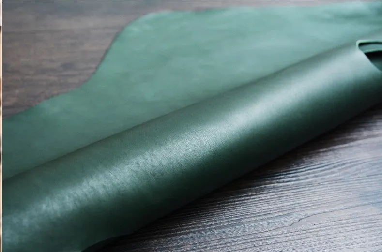 Italian Vegetable Tanned Full Grain Leather Color Options