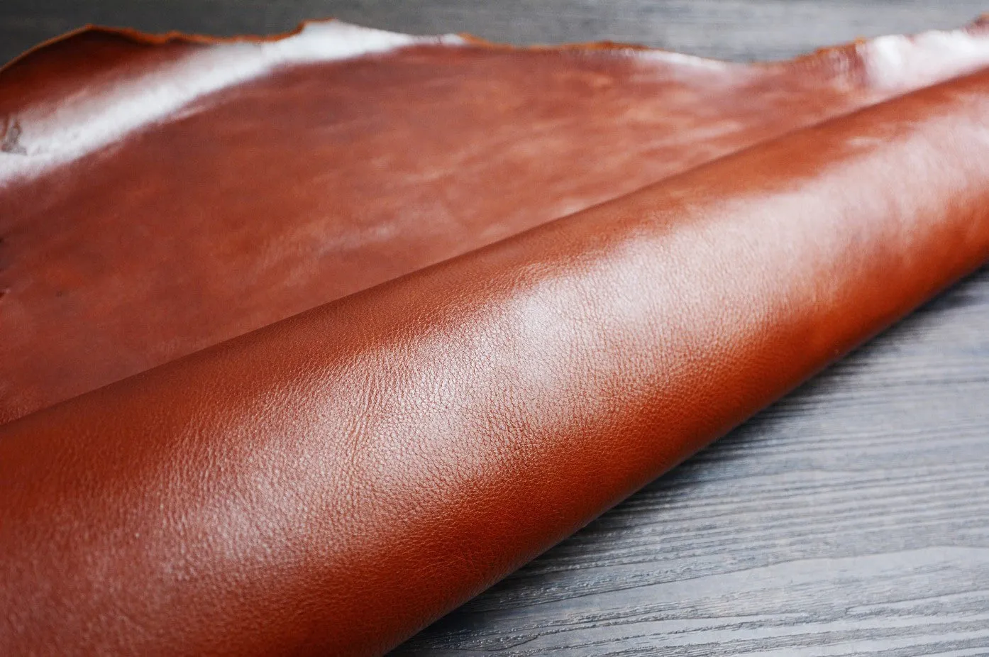 Italian Vegetable Tanned Full Grain Leather Color Options