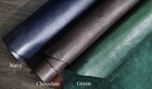 Italian Vegetable Tanned Full Grain Leather Color Options
