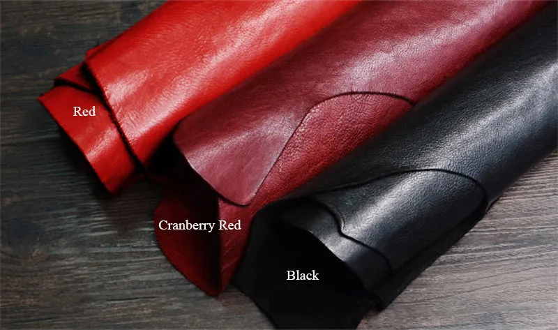 Italian Vegetable Tanned Full Grain Leather Color Options