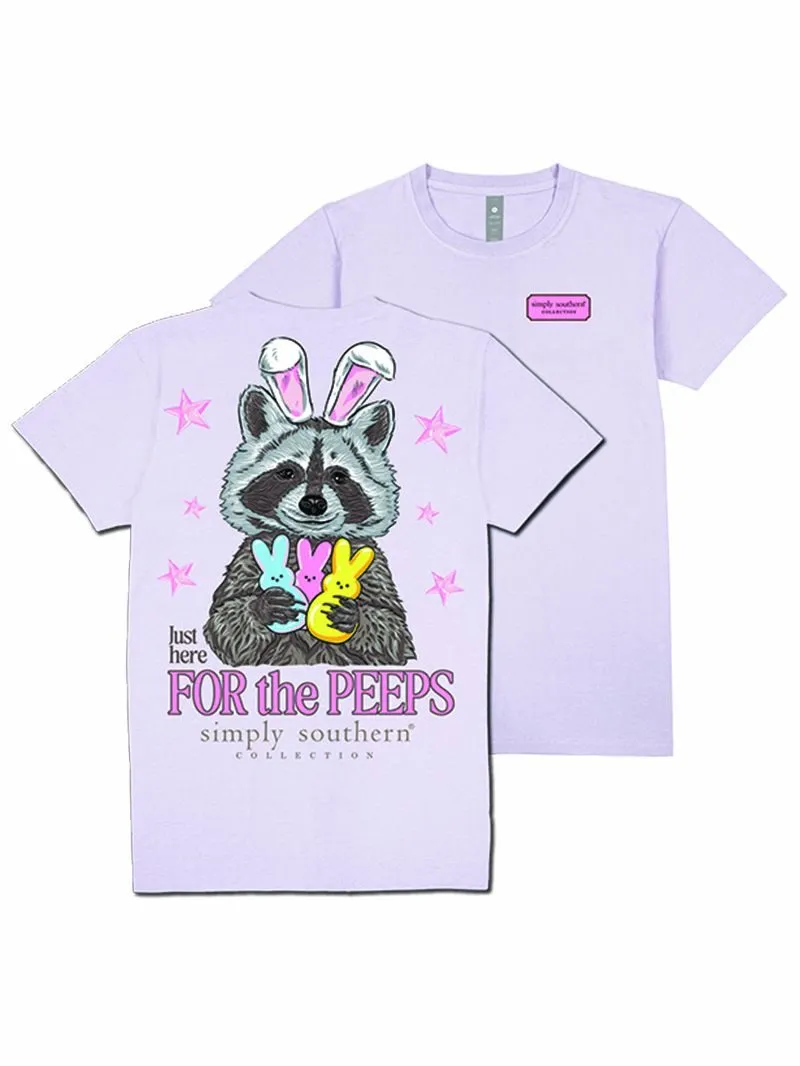 'Just Here For The Peeps' Short Sleeve Tee by Simply Southern