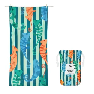 Kids Beach Towel - Karma Chameleon