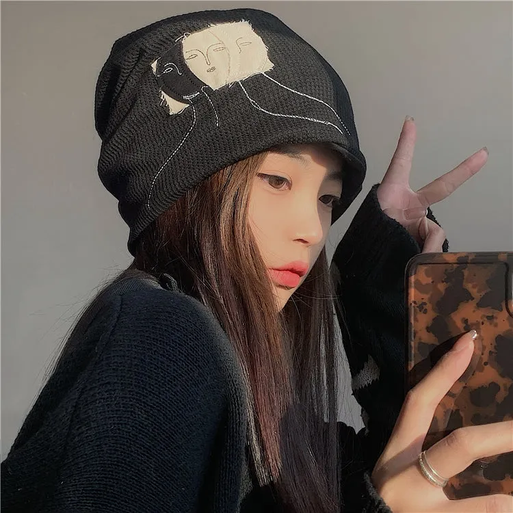 Knitted woolen hat KF81785