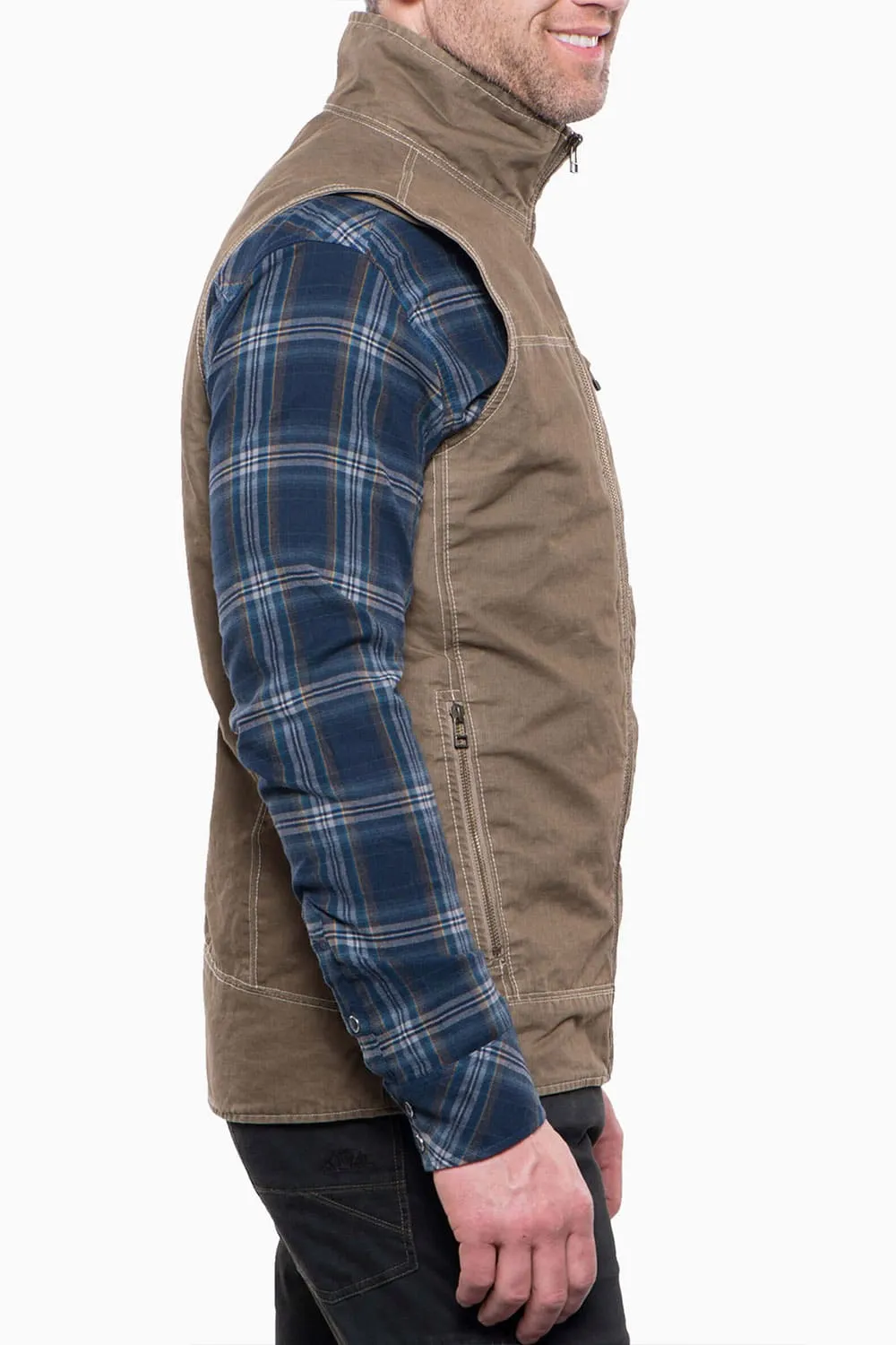 Kuhl Burr Vest for Men in Khaki | 1042-KHAKI