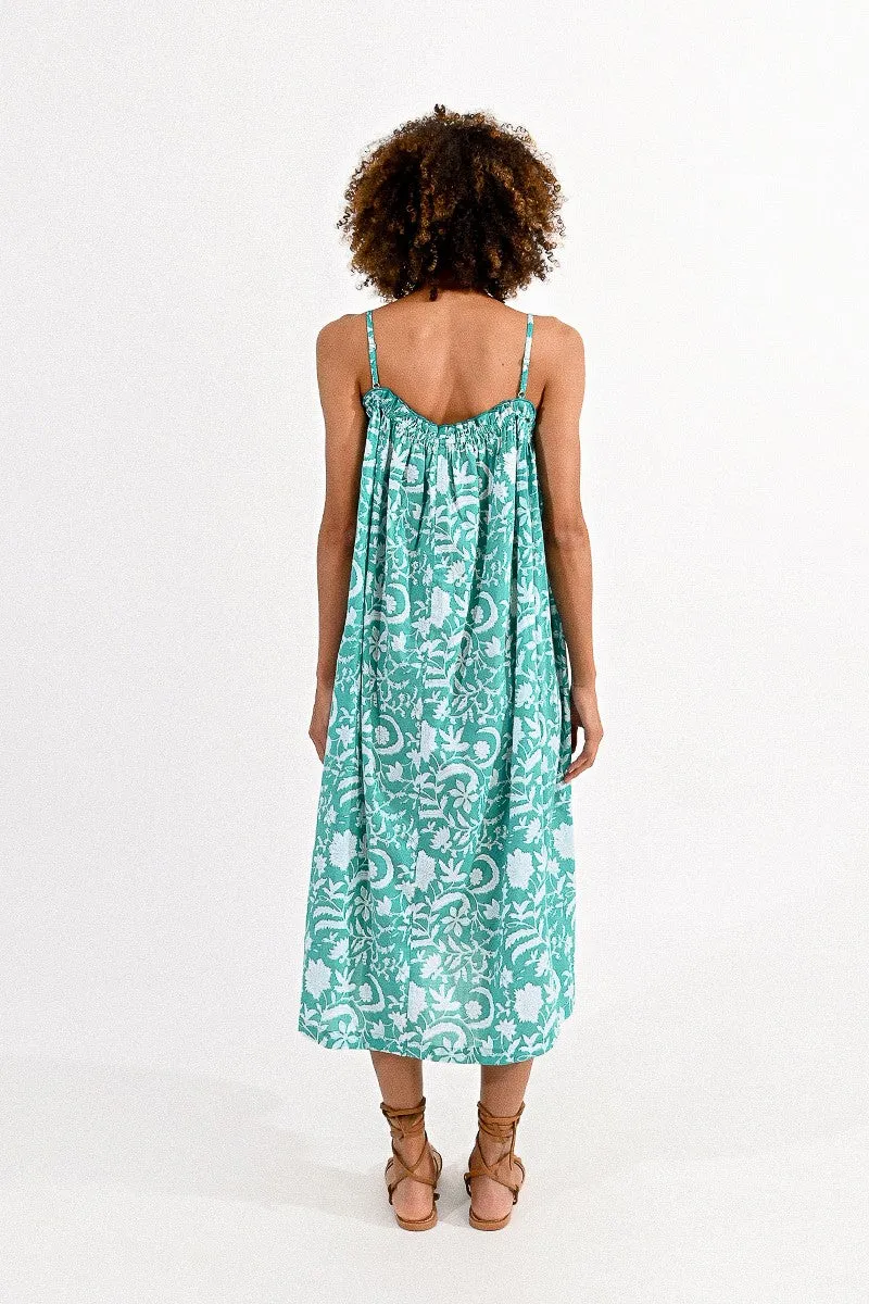Loose Fit Floral Print Dress