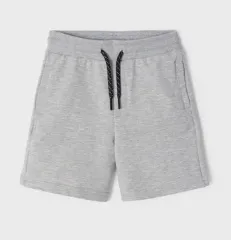 Mayoral Grey Basic Fleece Shorts