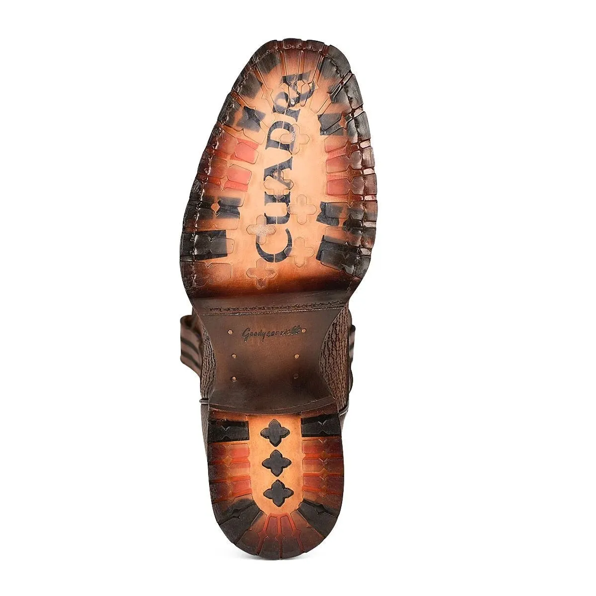 Men's Cuadra Honey Laser & Embroidery Square Toe Boots CU675