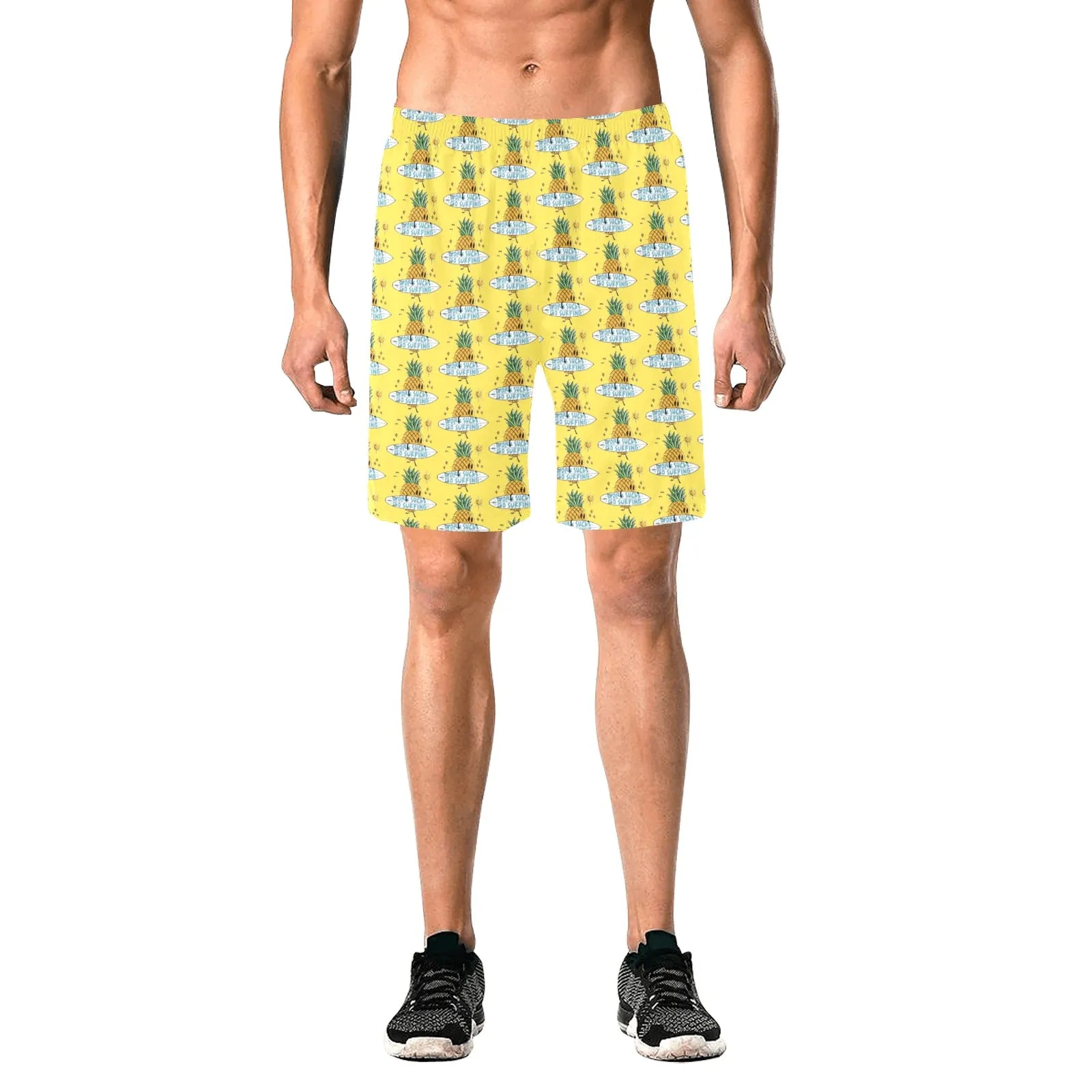 Men's Elastic Beach Shorts
