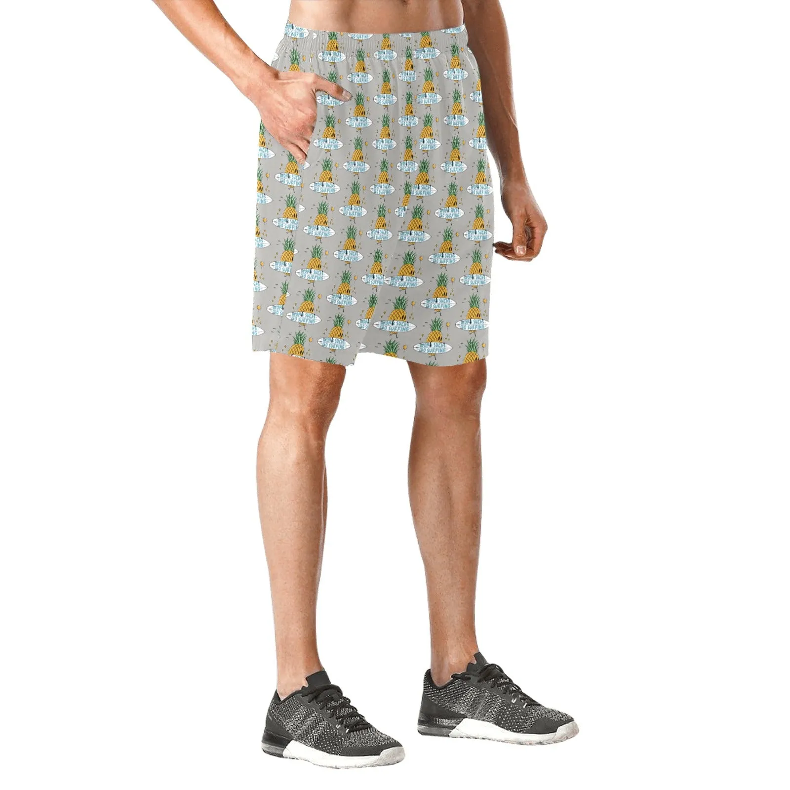 Men's Elastic Beach Shorts