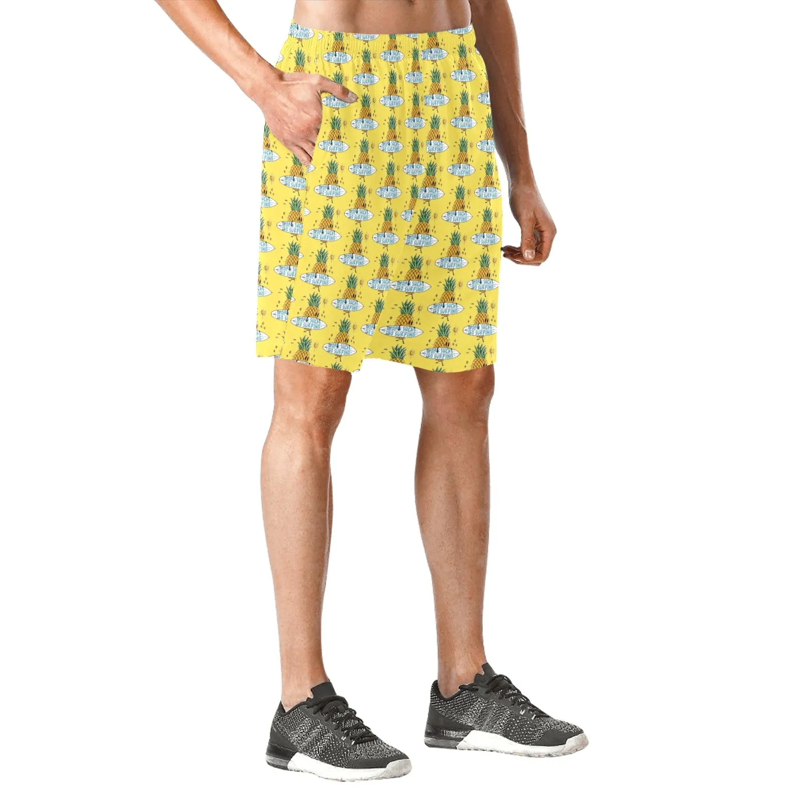 Men's Elastic Beach Shorts
