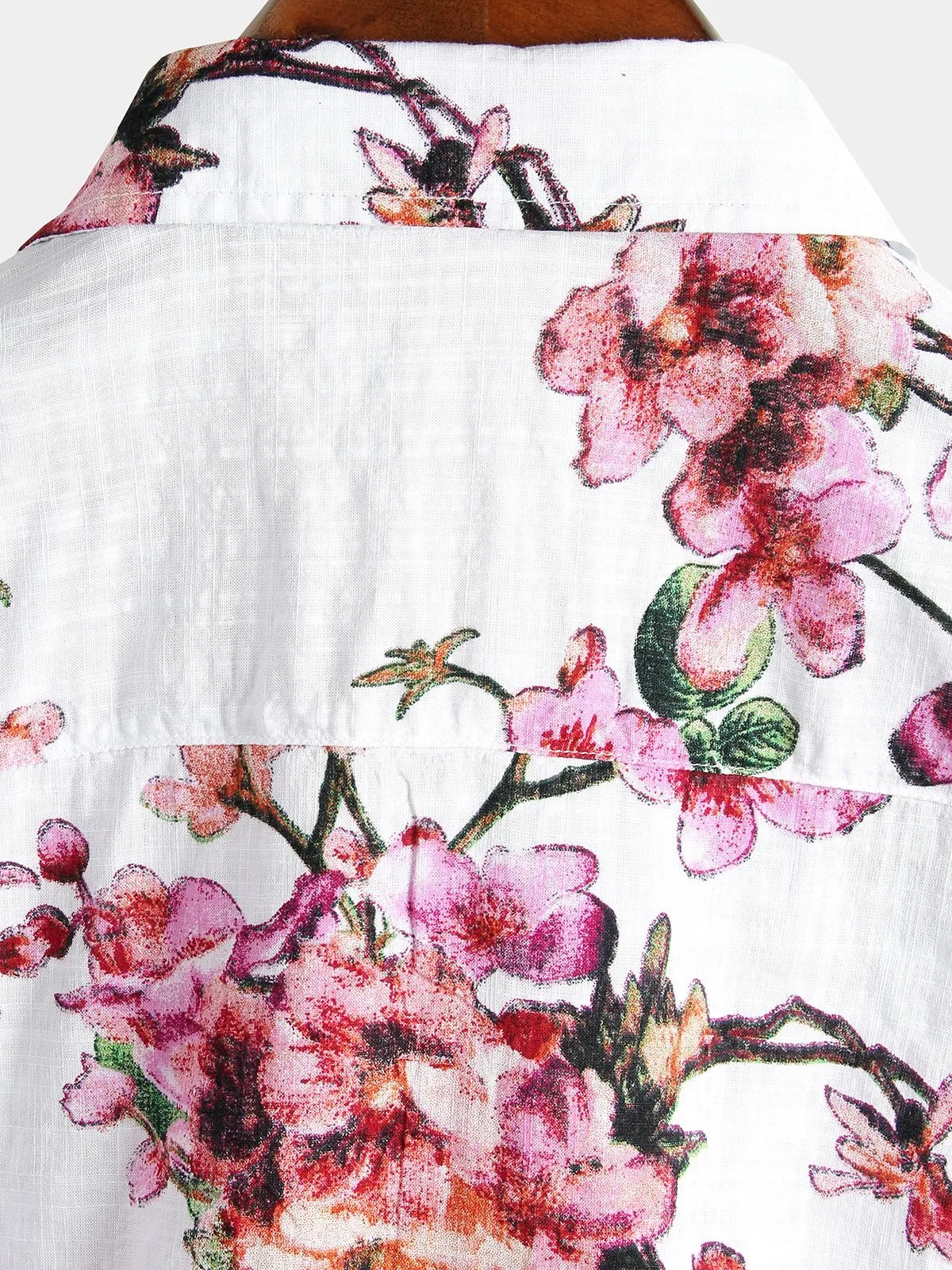 Men's Floral Cotton Tropical Hawaiian Shirt