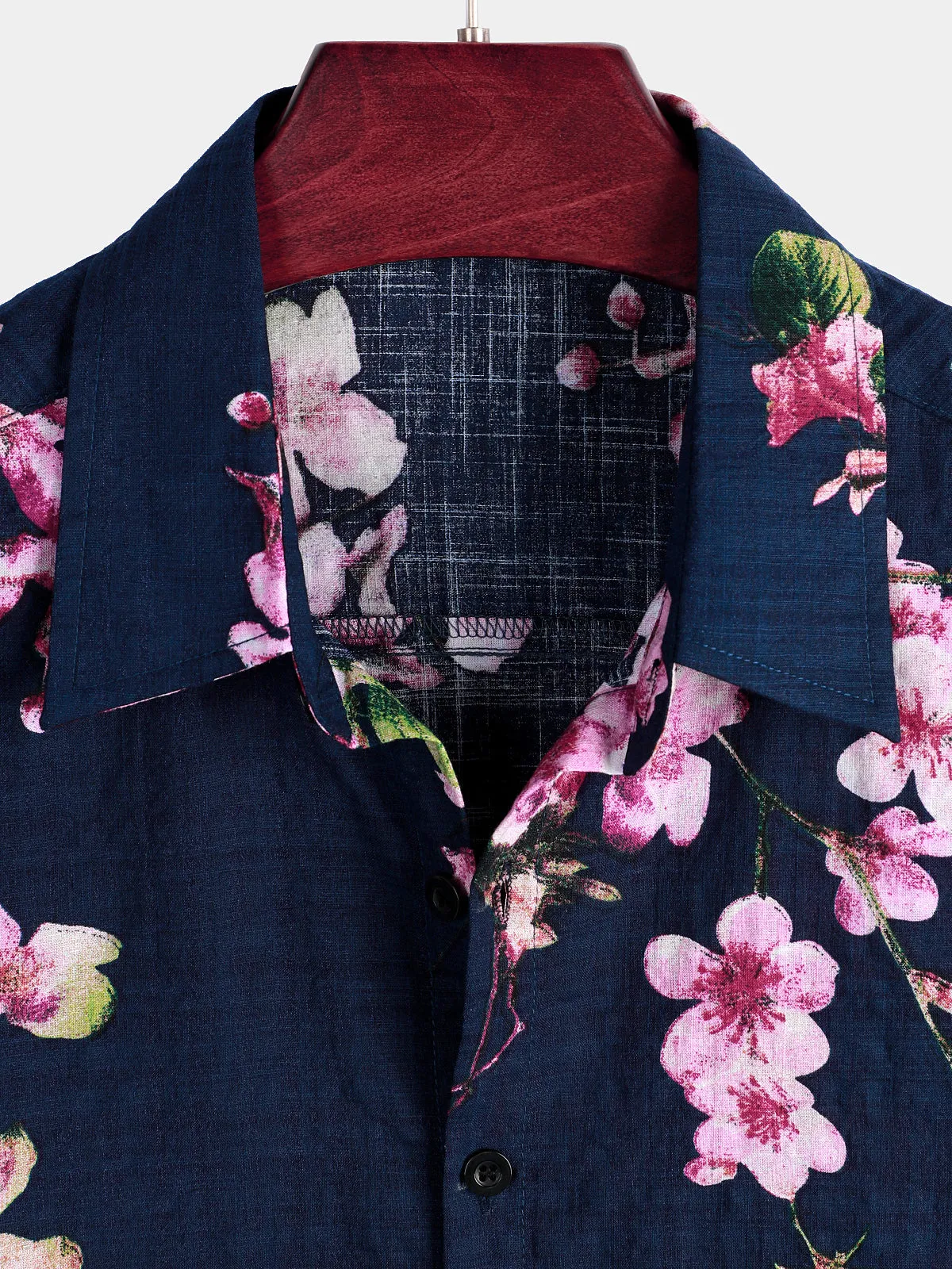 Men's Floral Cotton Tropical Hawaiian Shirt