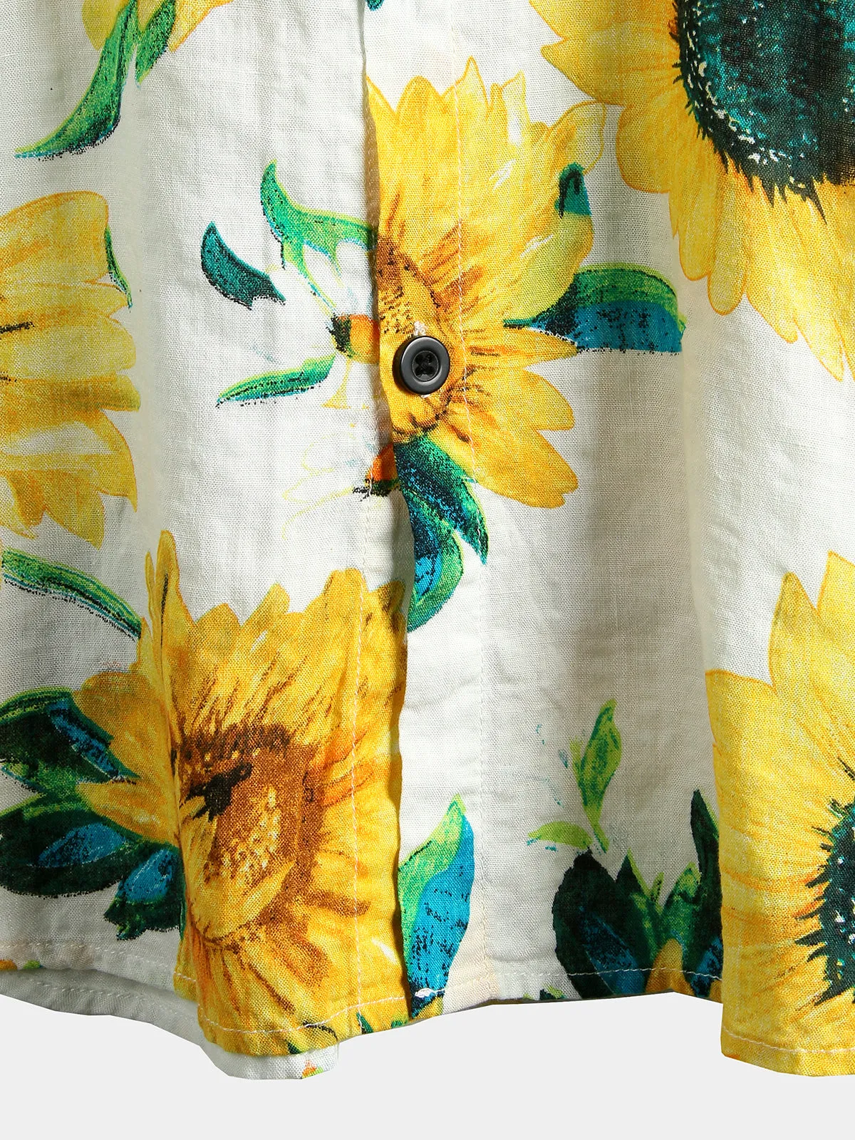 Men's Floral Print Short Sleeve Hawaiian Shirt