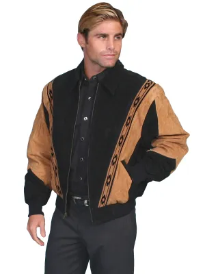 Men's Leather Jacket Collection: Scully Casual Suede Two Tone