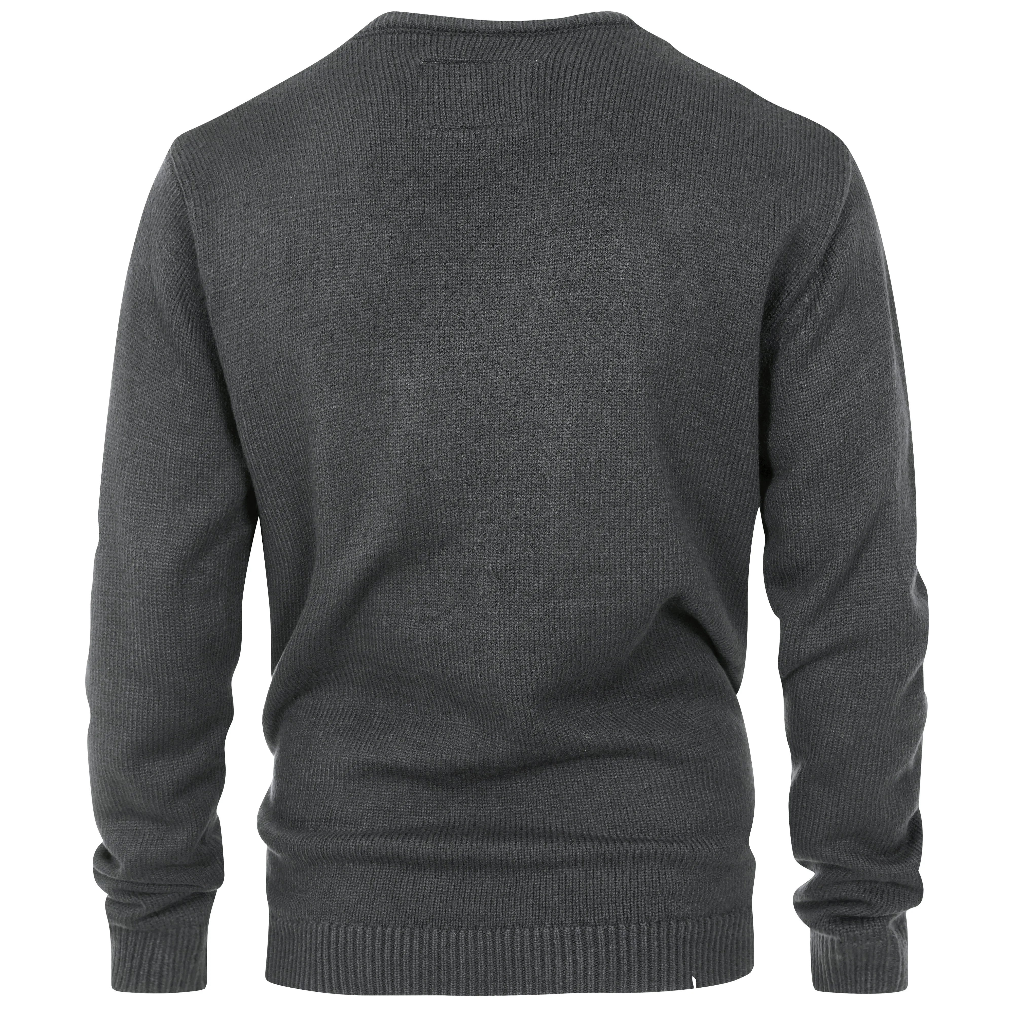 Men's Premium Knitted Crew Neck Jumper - Navy