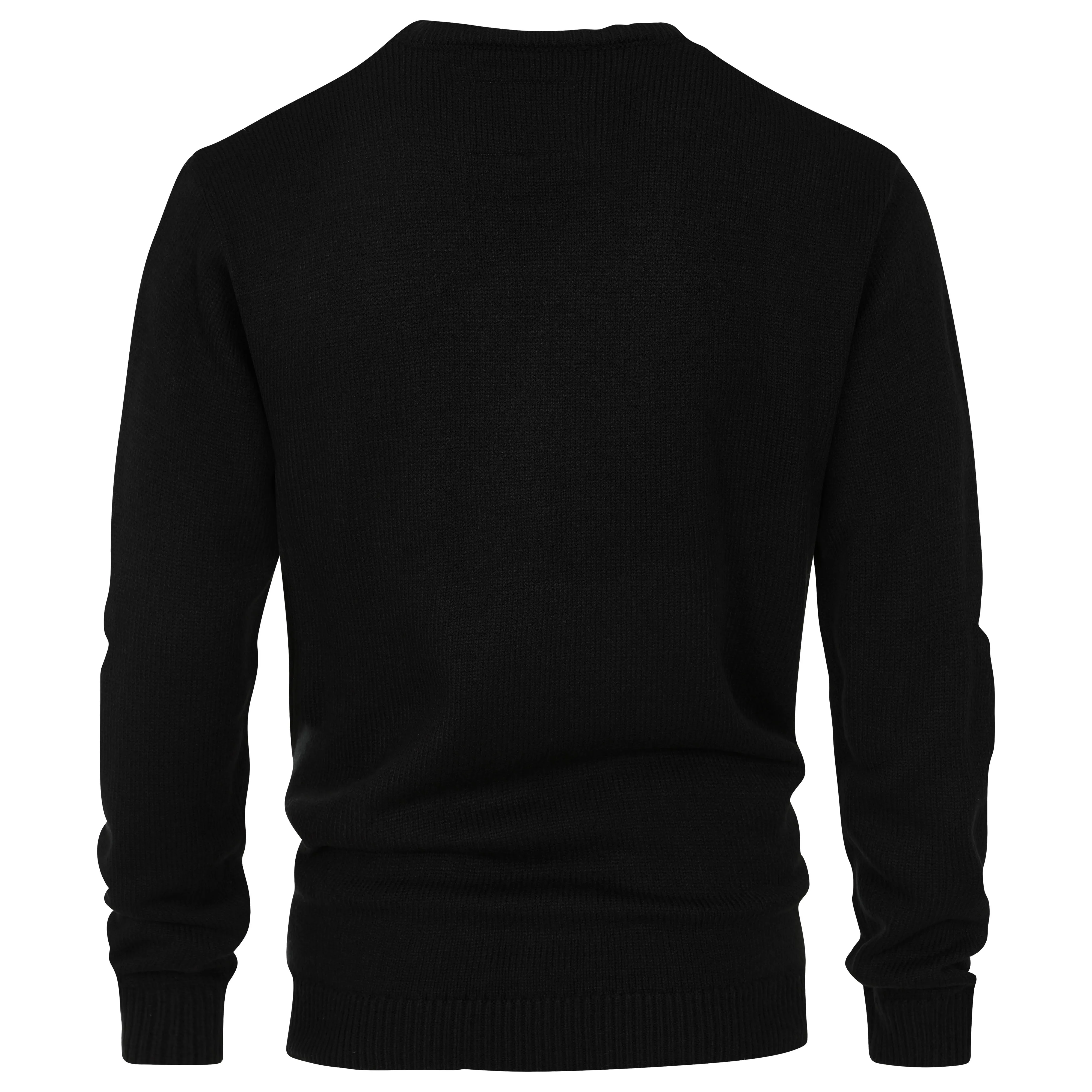 Men's Premium Knitted Crew Neck Jumper - Navy