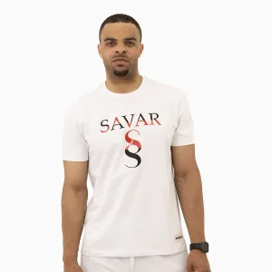 Men's Savar Double Logo Short Sleeves T-Shirt