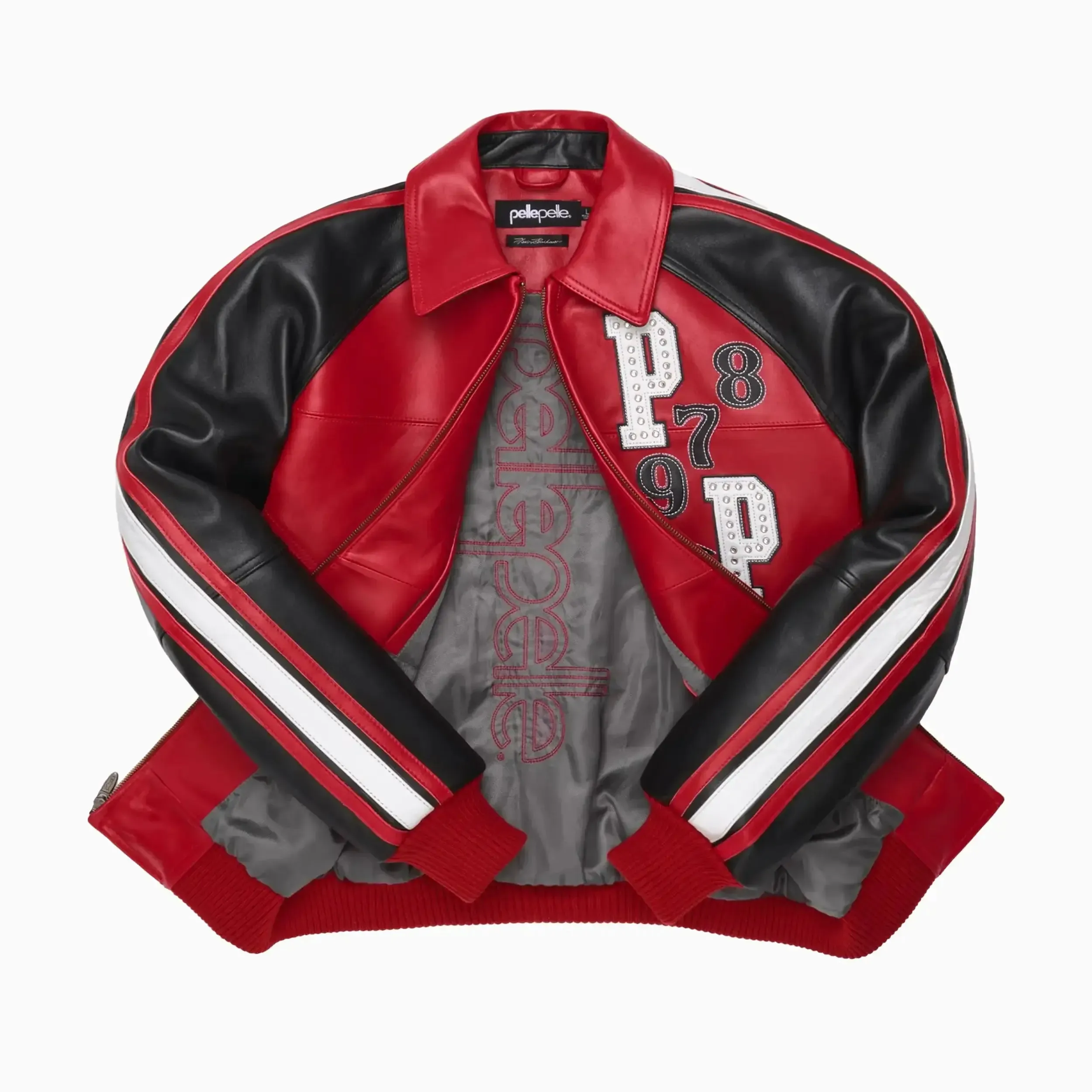 Men's Soda Club Tiger Leather Jacket