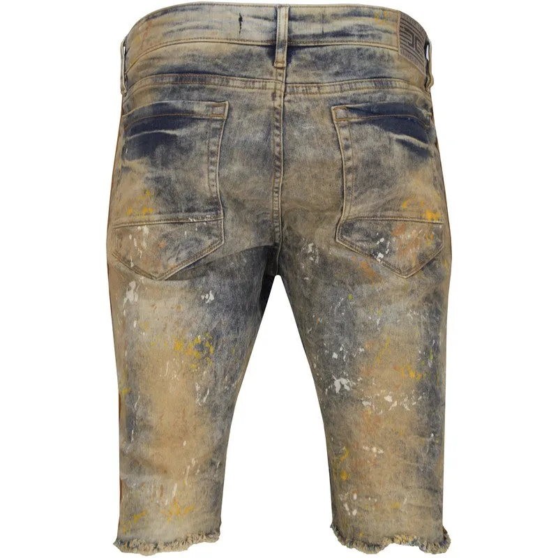 Men's Sparta Striped Jean Shorts