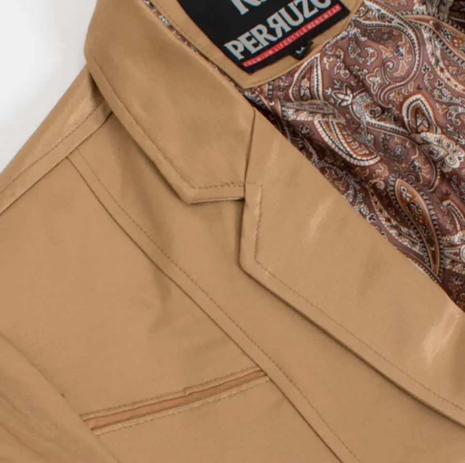 Men's Western Khaki Blazer