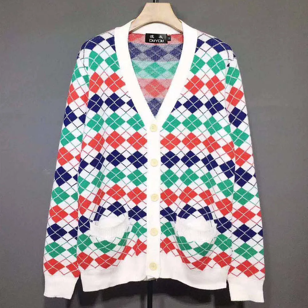 Men's Wool Cardigan Sweater