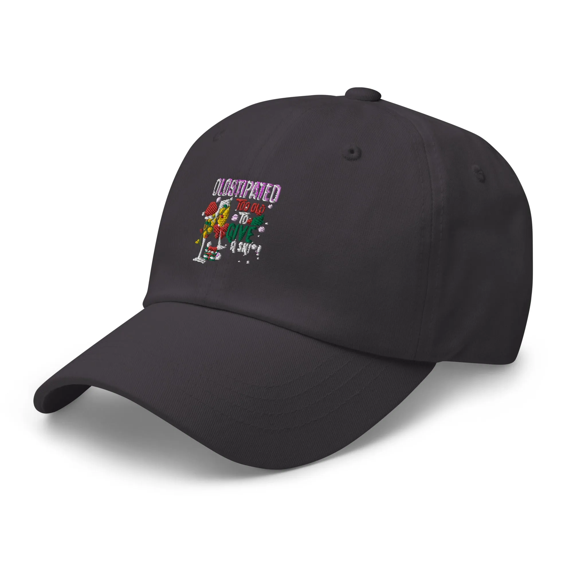 Merry Christmas CONSTIPATED Too Old To Give A Sh Dad hat