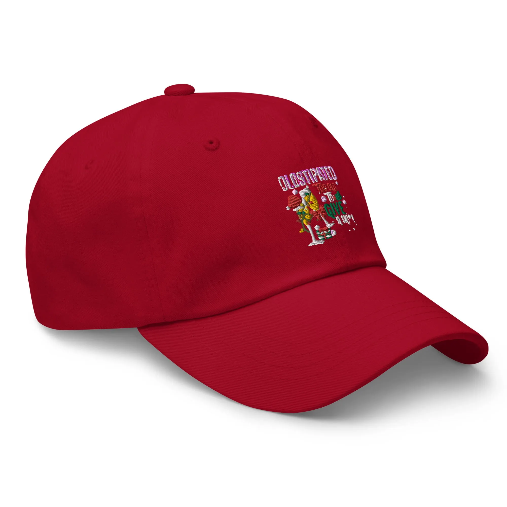Merry Christmas CONSTIPATED Too Old To Give A Sh Dad hat