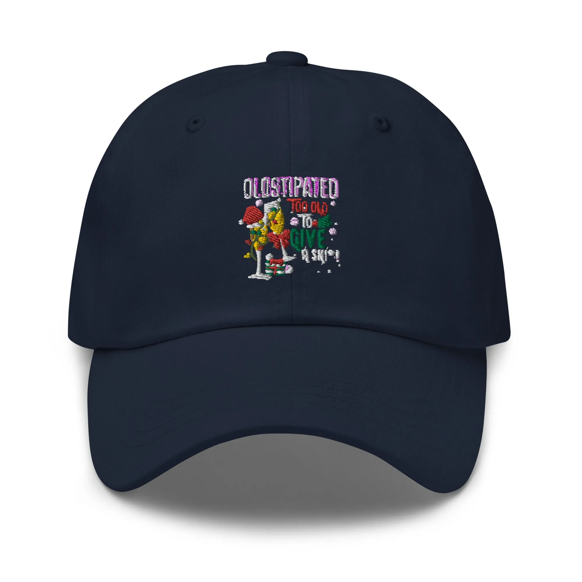Merry Christmas CONSTIPATED Too Old To Give A Sh Dad hat