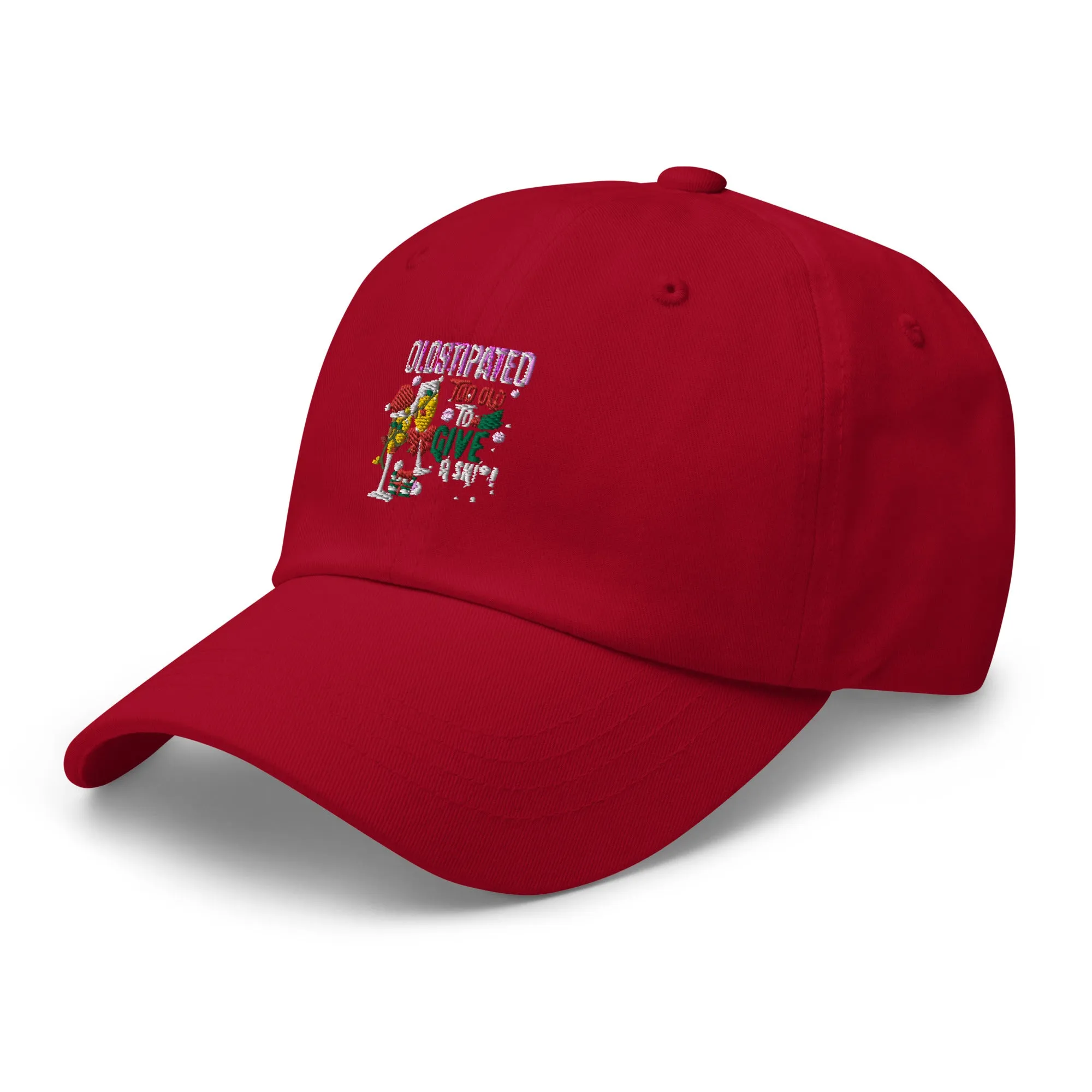Merry Christmas CONSTIPATED Too Old To Give A Sh Dad hat