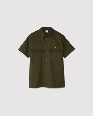 MILITARY SHORT SLEEVE BUTTON DOWN SHIRT "CARGO KHAKI"